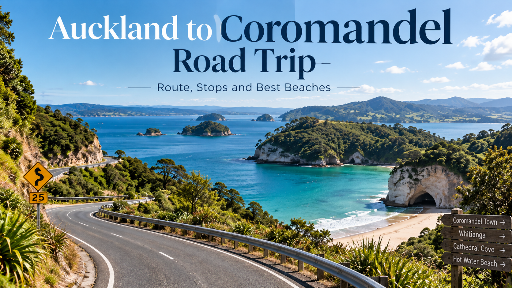 Auckland to Coromandel Road Trip: Route, Stops and Best Beaches