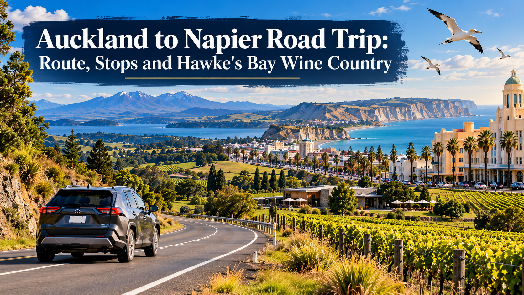 Auckland to Napier Road Trip: Route, Stops and Hawke's Bay Wine Country