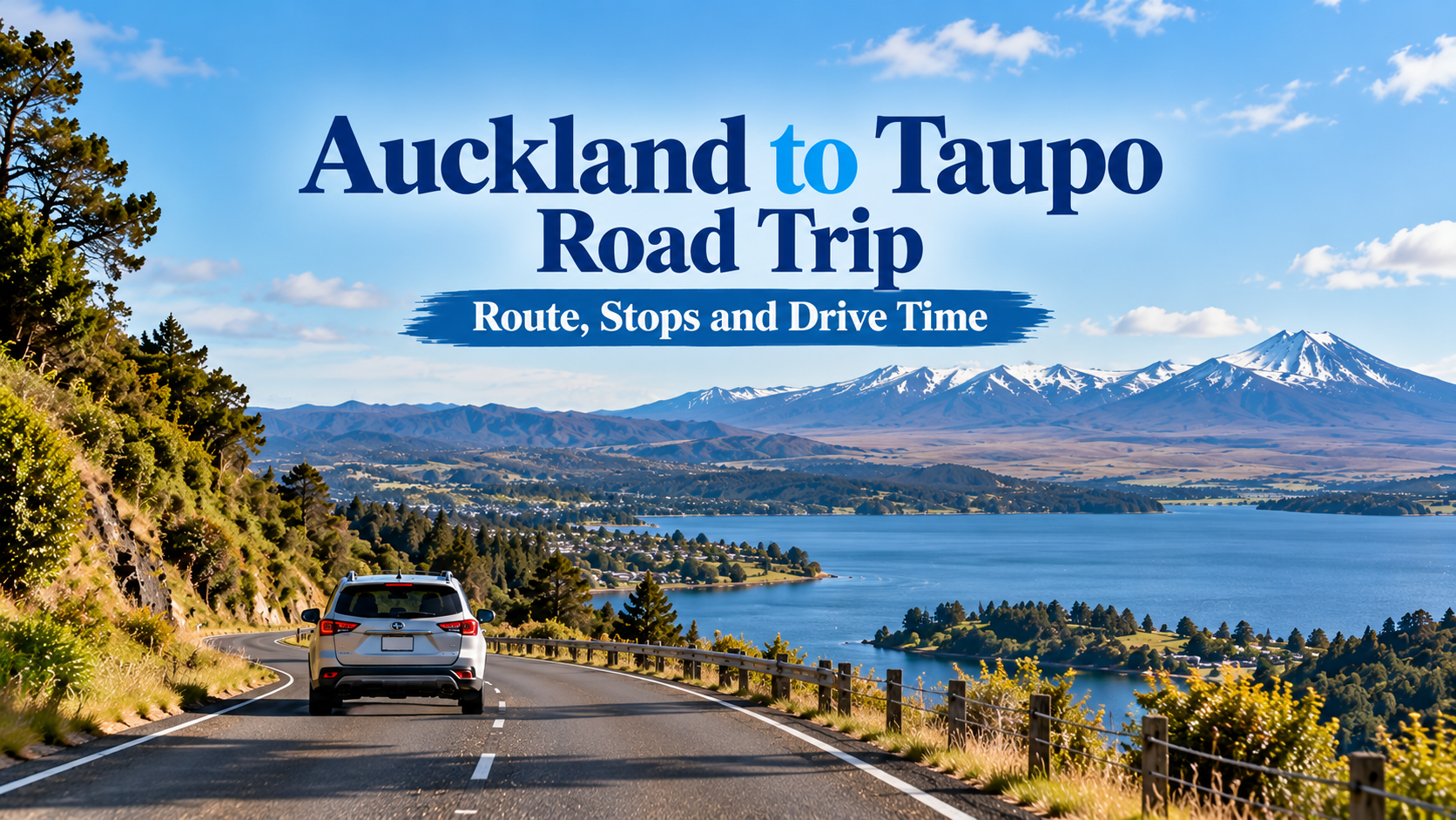 Auckland to Taupo and Tongariro Road Trip: Route, Stops and Drive Time