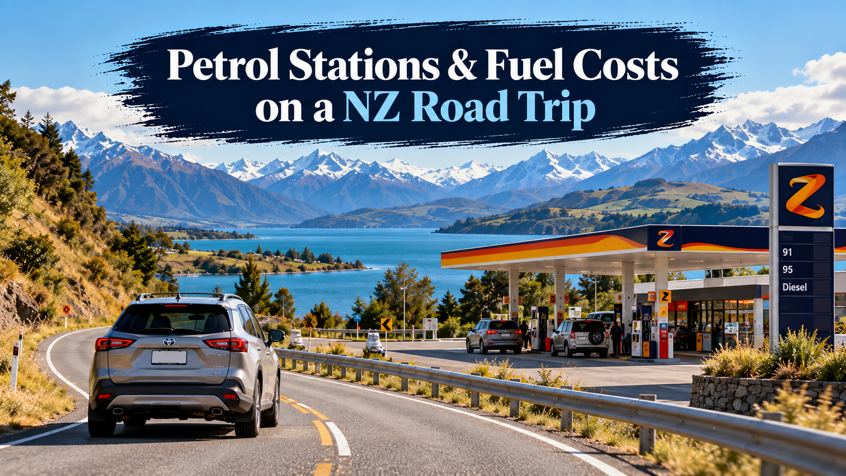 Petrol Stations & Fuel Costs on a NZ Road Trip