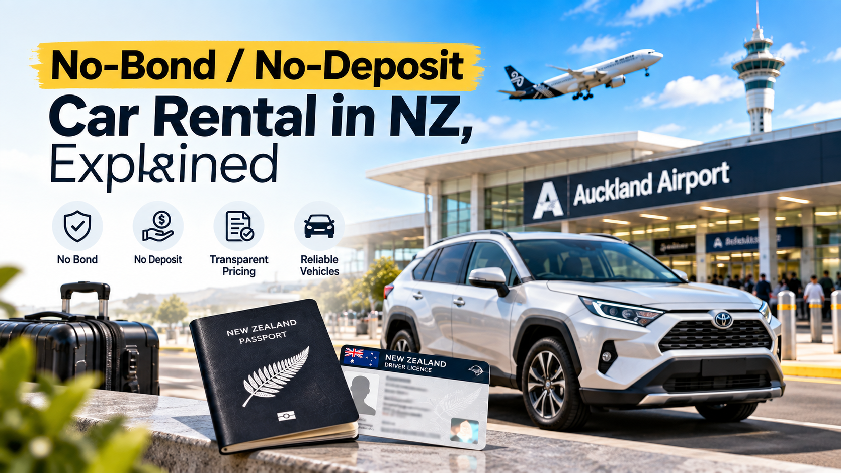 No-Bond / No-Deposit Car Rental in NZ, Explained